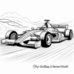 Racing Car Coloring Pages for Speed Lovers 3