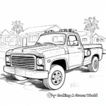 Racing Tow Truck Coloring Pages 3
