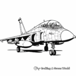 RAF Harrier Jump Jet Coloring Pages 2