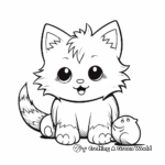 Ragdoll Cat with Toys Coloring Pages 4