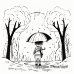 Rain in the Forest Coloring Pages 3