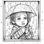 Rain on the Window Pane Coloring Pages 2