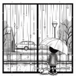 Rain on the Window Pane Coloring Pages 3