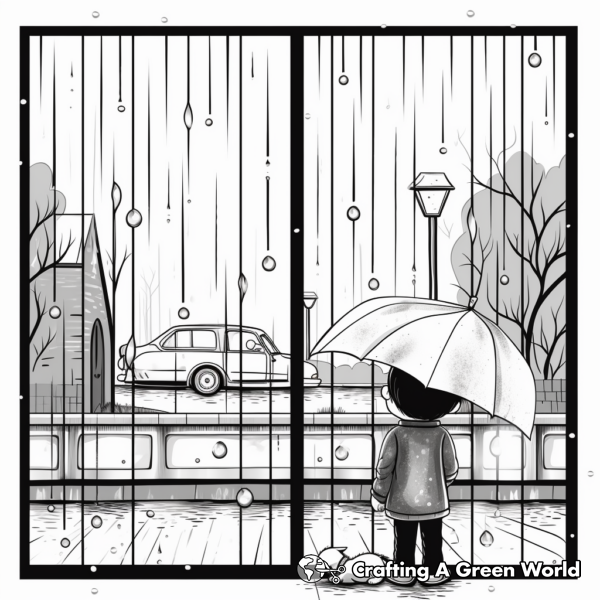 Rain Coloring Pages - Free & Printable!