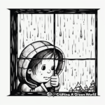 Rain on the Window Pane Coloring Pages 4