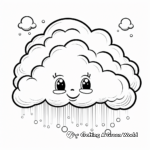 Rainbow and Cloud Coloring Pages 2