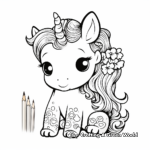 Rainbow and Unicorn Coloring Pages: A Magical Combo 1