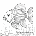Rainbow Fish Coloring Pages for Advanced Artists 1