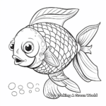Rainbow Fish Coloring Pages for Advanced Artists 2