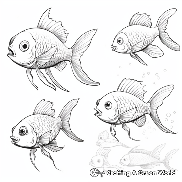 Rainbow Fish Coloring Pages - Free & Printable!
