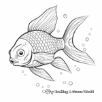 Rainbow Fish Schooling Coloring Pages 3