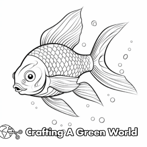 Rainbow Fish Coloring Pages - Free &amp; Printable!