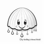 Raindrop in a Puddle Coloring Pages 1