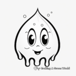 Raindrop in a Puddle Coloring Pages 3
