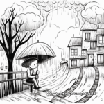 Rainy Day Scene coloring pages 4