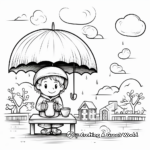 Rainy Day Season: Environmental Coloring Pages 1