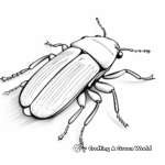 Rare Click Beetle Coloring Pages 3
