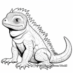 Rare Spinytail Iguana Coloring Pages 2