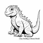 Rare Spinytail Iguana Coloring Pages 3