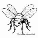 Realistic Bumblebee Coloring Pages 2