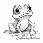 Realistic Coqui Frog Coloring Pages 4