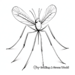 Realistic Daddy Long Legs Coloring Pages 4