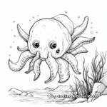 Realistic Deep Sea Creatures Coloring Pages 2