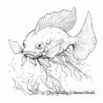 Realistic Deep Sea Creatures Coloring Pages 3