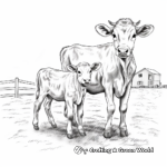 Realistic Farm Animals Coloring Pages 2