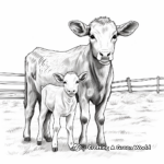 Realistic Farm Animals Coloring Pages 3