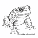 Realistic Frog Species Coloring Pages 3