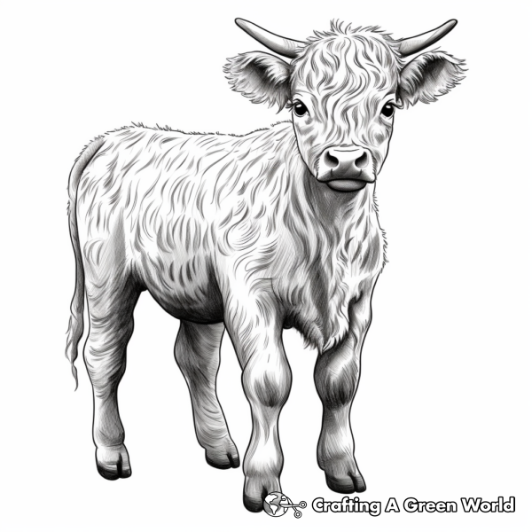 Highland Cow Coloring Pages - Free &amp; Printable!