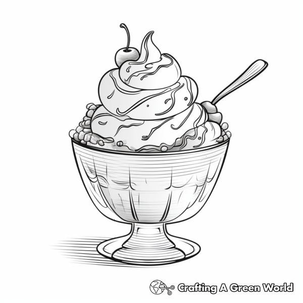 Ice Cream Coloring Pages - Free & Printable!