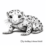 Realistic Leopard Gecko Coloring Pages for the Advanced Colorist 1