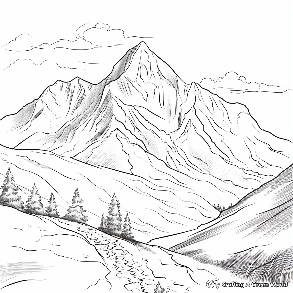 Mountain Drawing - Learn How to Draw a Picturesque Mountain
