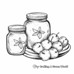 Realistic Plum Jam Coloring Pages 4