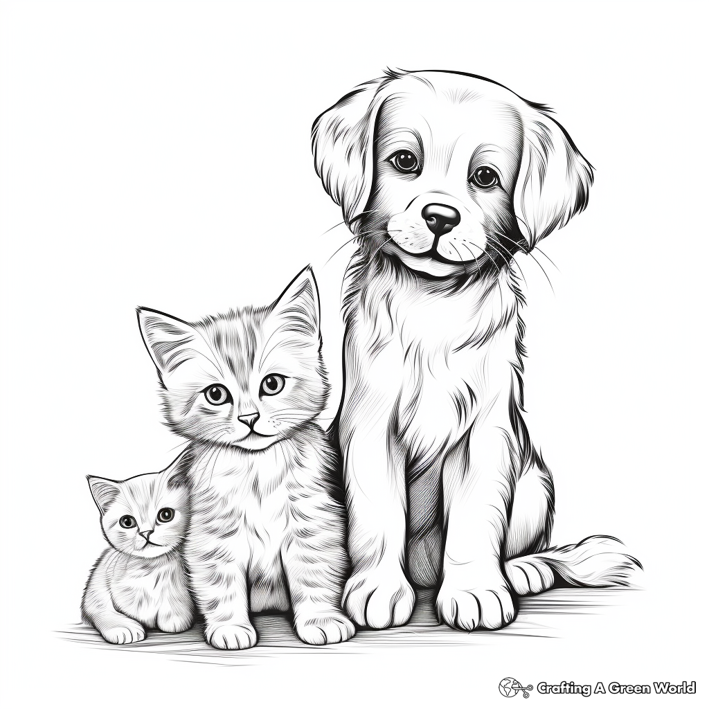 Puppy And Kitten Coloring Pages Printable At Webfaithblog Blog Puppy And Kitten Coloring Pages Printable At Webfaithblog Blog
