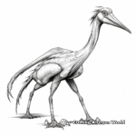 Realistic Quetzalcoatlus Coloring Pages for Adults 3