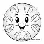 Realistic Sand Dollar Coloring Pages 1