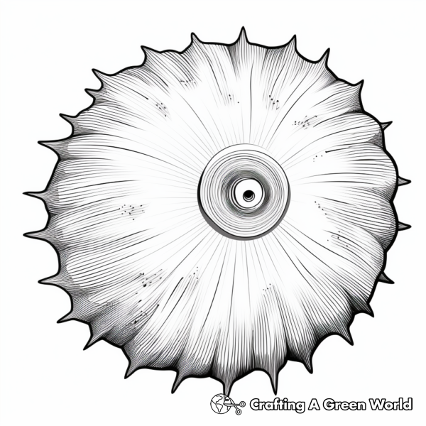 Sea Urchin Coloring Pages - Free &amp; Printable!