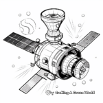 Realistic Spacecraft and Satellite Coloring Pages 3
