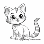 Realistic Tabby Cat Coloring Pages for Adults 2