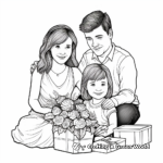 Realistically Detailed Wedding Present Coloring Pages 4