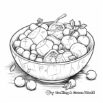 Refreshing Fruit Salad Coloring Pages 4