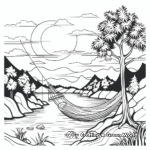 Relaxing Landscape Coloring Pages for Adults 3