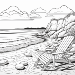 Relaxing Seashore Scenery Coloring Pages 3