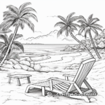 Relaxing Seashore Scenery Coloring Pages 4
