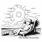 Relaxing Sunset Coloring Images 4