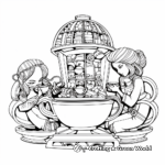 Relaxing Tea Time Coloring Pages for Adults 2