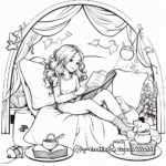 Relaxing Tea Time Coloring Pages for Adults 4